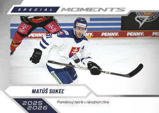 Matúš Sukeľ SportZoo Hokejové Slovensko 2026 Special Moments č.SM-33