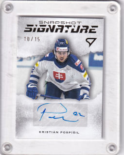 Kristián Pospíšil SportZoo Hokejové Slovensko 2026 Snapshot Signature /15 č.SS2-KP