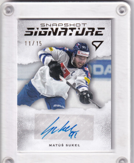 Matúš Sukeľ SportZoo Hokejové Slovensko 2026 Snapshot Signature /15 č.SS2-MS