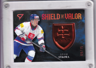 Adam Sýkora SportZoo Hokejové Slovensko 2026 Shield of Valor /15 č.SV-AS