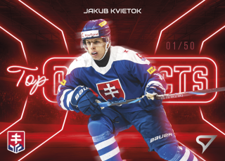 Jakub Kvietok SportZoo Hokejové Slovensko 2026 Top Prospects /50 č.TP-21