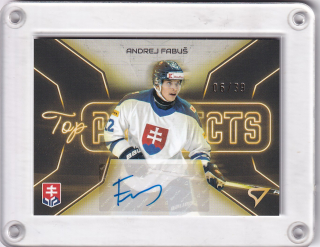 Andrej Fabuš SportZoo Hokejové Slovensko 2026 Top Prospects AUTO /39 č.TPS-AF