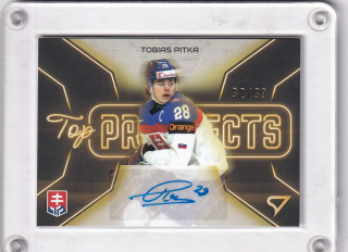Tobias Pitka SportZoo Hokejové Slovensko 2026 Top Prospects AUTO /39 č.TPS-TP