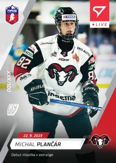 Plančár Michal SportZoo Tipos 2023-24 LIVE /34 Rookie č.L006