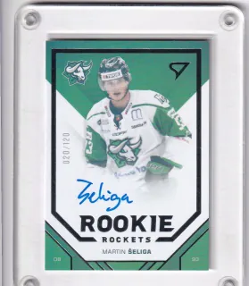 Šeliga Martin SportZoo Tipos extraliga 2020-21 Rookie Signature /120 č.R09