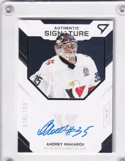 Makarov Andrey SportZoo Tipos extraliga 2020-21 Authentic Signature Level 1 - /130 č.SL1-03