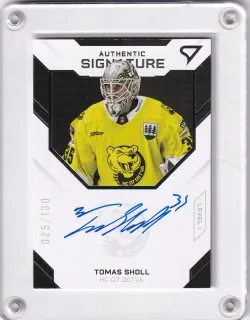 Sholl Tomas SportZoo Tipos extraliga 2020-21 Authentic Signature Level 1 - /130 č.SL1-25