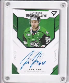 Jurík Juraj SportZoo Tipos extraliga 2020-21 Authentic Signature Level 2 - /90 č.SL2-15