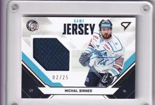 Birner Michal SportZoo ELH 2021-22 Game Jersey /25 Signature č.JS-BI