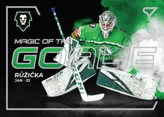 Růžička Jan SportZoo ELH 2021-22 Magic of the Goalies č.MG-06