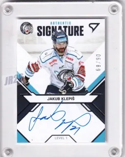 Klepiš Jakub SportZoo ELH 2021-22 Signed Stars Level 1 č.SL1-JK