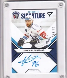 Blomstrand Ludwig SportZoo ELH 2021-22 Signed Stars Level 1 č.SL1-LB