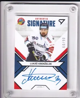 Krenželok Lukáš SportZoo ELH 2021-22 Signed Stars Level 1 č.SL1-LK