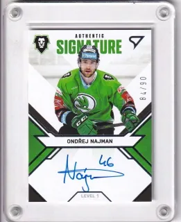 Najman Ondřej SportZoo ELH 2021-22 Signed Stars Level 1 č.SL1-ON