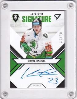 Kousal Pavel SportZoo ELH 2021-22 Signed Stars Level 1 č.SL1-PK