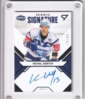 Krištof Michal SportZoo ELH 2021-22 Signed Stars Level 2 č.SL2-KR