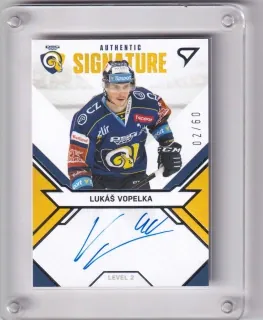 Vopelka Lukáš SportZoo ELH 2021-22 Signed Stars Level 2 č.SL2-LV