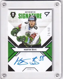 Ševc Martin SportZoo ELH 2021-22 Signed Stars Level 2 č.SL2-SV