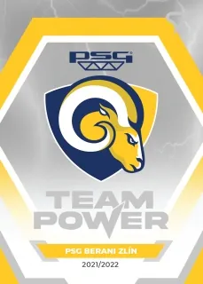PSG Berani Zlín SportZoo ELH 2021-22 Team Power č.TP-38
