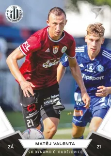 Valenta Matěj SportZoo Fortuna Liga 2021-22  II.série Řadovka č.322