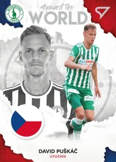 Puškáč David SportZoo Fortuna Liga 2021-22  II.série Against the World č.AW11