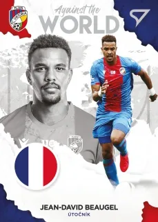 Beauguel Jean-David SportZoo Fortuna Liga 2021-22  II.série Against the World-FRA č.AW29