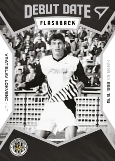 Lokvenc Vratislav SportZoo Fortuna Liga 2021-22  II.série Debut Date Flashback č.DF2