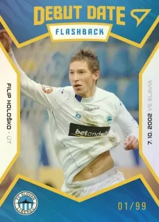 Hološko Filip SportZoo Fortuna Liga 2021-22  II.série Debut Date Flashback /99 č.DF3