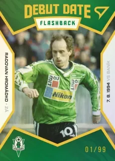 Hromádko Radovan SportZoo Fortuna Liga 2021-22  II.série Debut Date Flashback /99 č.DF4