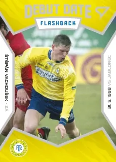 Vachoušek Štěpán SportZoo Fortuna Liga 2021-22  II.série Debut Date Flashback č.DF5