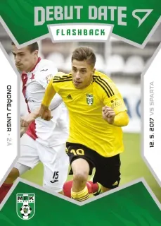 Lingr Ondřej SportZoo Fortuna Liga 2021-22  II.série Debut Date Flashback č.DF6