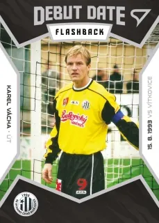 Vácha Karel SportZoo Fortuna Liga 2021-22  II.série Debut Date Flashback č.DF7