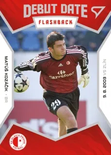 Kozáčik Matúš SportZoo Fortuna Liga 2021-22  II.série Debut Date Flashback č.DF9