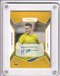 Hrdlička Lukáš SportZoo Fortuna Liga 2021-22  II.série Debut Date Rookie /99 č.DR10