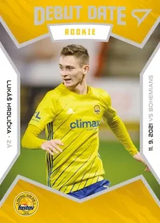 Hrdlička Lukáš SportZoo Fortuna Liga 2021-22  II.série Debut Date Rookie č.DR10