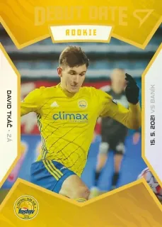 Tkáč David SportZoo Fortuna Liga 2021-22  II.série Debut Date Rookie /199 č.DR11