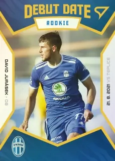 Jurásek David SportZoo Fortuna Liga 2021-22  II.série Debut Date Rookie /199 č.DR12