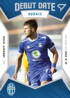 Jurásek David SportZoo Fortuna Liga 2021-22  II.série Debut Date Rookie č.DR12