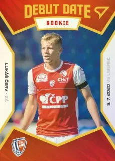 Červ Lukáš SportZoo Fortuna Liga 2021-22  II.série Debut Date Rookie /199 č.DR14