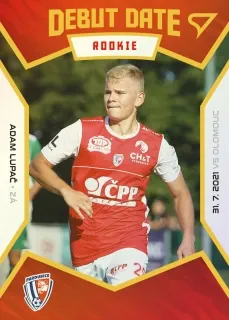 Lupač Adam SportZoo Fortuna Liga 2021-22  II.série Debut Date Rookie /199 č.DR15