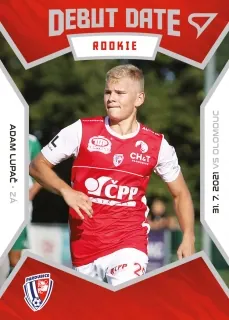 Lupač Adam SportZoo Fortuna Liga 2021-22  II.série Debut Date Rookie č.DR15