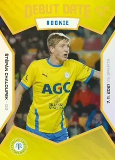 Chaloupek Štěpán SportZoo Fortuna Liga 2021-22  II.série Debut Date Rookie /199 č.DR16