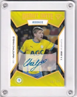 Chaloupek Štěpán SportZoo Fortuna Liga 2021-22  II.série Debut Date Rookie /99 č.DR16