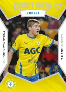Chaloupek Štěpán SportZoo Fortuna Liga 2021-22  II.série Debut Date Rookie č.DR16