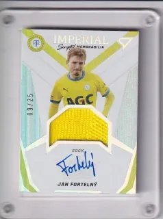 Fortelný Jan SportZoo Fortuna Liga 2021-22  II.série Imperial Scripted Memorabilia - Štucne x/25 č.IM-JF