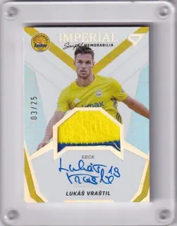 Vraštil Lukáš SportZoo Fortuna Liga 2021-22  II.série Imperial Scripted Memorabilia - Štucne x/25 č.IM-LV