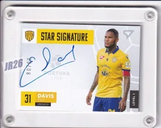 Davis Eric SportZoo Fortuna Liga 2021-22 Star Signature Level 1 - /80 č.S1-ED