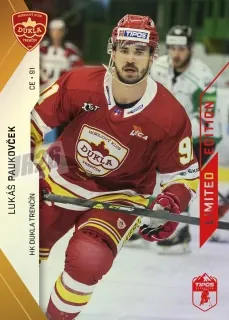 Paukovček Lukáš SportZoo Tipos Extraliga 2021-22 Red /35 č.122