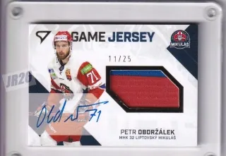 Obdržálek Petr SportZoo Tipos Extraliga 2021-22 Game Jersey /25 č.JS-PD