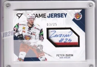Zuzin Peter SportZoo Tipos Extraliga 2021-22 Game Jersey /25 č.JS-PZ